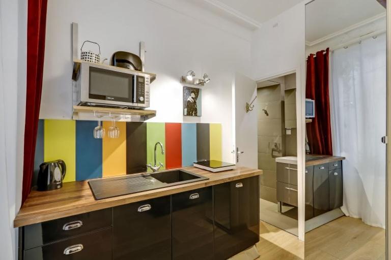 A Sweet Studio In Montparnasse - Boulevard Du Montparnasse Paris Exteriör bild